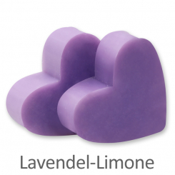 Schafmilchseife Herz mittel 23g, Lavendel Limone 