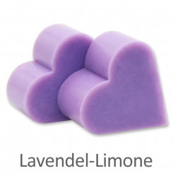 Sheep milk soap heart 65g, Lavender-lime 