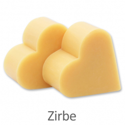 Sheep milk soap heart 65g, Swiss pine 
