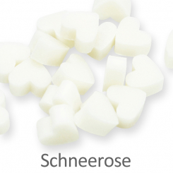 Schafmilchseife Herz mini mini 2g, Schneerose 