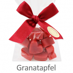Schafmilchseife Herz mini mini 10x2g, in Cello, Granatapfel 