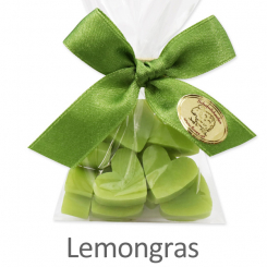 Schafmilchseife Herz mini mini 10x2g, in Cello, Lemongras 