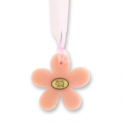 Schafmilchseife Margerite mittel 78g hängend, Pfingstrose 