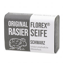 Shaving soap black 100g with label 