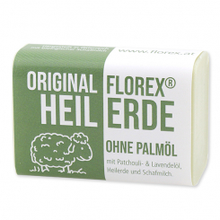 Heilerdeseife eckig 100g mit Schleife 