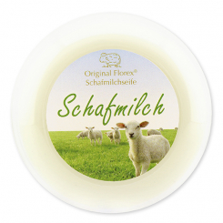 Sheep milk soap round 100g in a box modern, Classic 