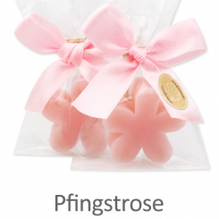 Sheep milk soap Marguerite 15g, in a cellophane, Peony 