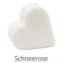 Sheep milk soap heart 85g, Christmas rose 