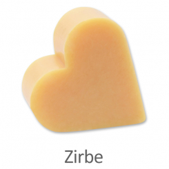 Sheep milk soap heart 85g, Swiss pine 