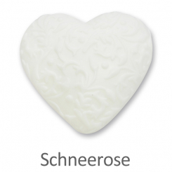 Sheep milk soap heart "Florex" 80g, Christmas rose 