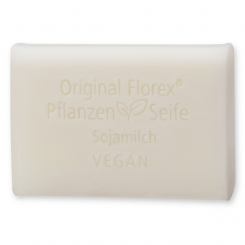 Pflanzenölseife eckig 100g, Sojamilch 