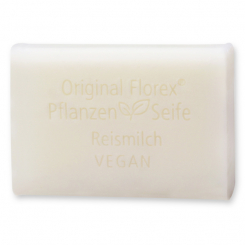 Pflanzenölseife eckig 100g, Reismilch 