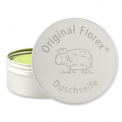 Duschseife rund 100g in der Dose mit Lasergravur, Eisenkraut 