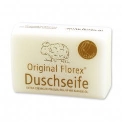 Duschseife mit Schafmilch eckig 100g, mit Banderole, Classic 