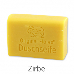 Shower soap with sheep milk 100g, Swiss pine 