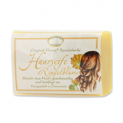 Haarseife mit Schafmilch eckig 100g klassisch, Ringelblume 