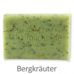 Schafmilchseife eckig 100g, Bergkräuter 