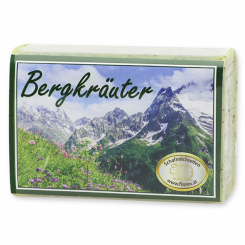 Sheep milk soap square 100g modern, Mountain herbs 