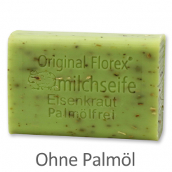 Palmölfreie Schafmilchseife eckig 100g, Eisenkraut 