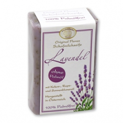Sheep milk soap 100g without palm oil classic upright, Lavender 