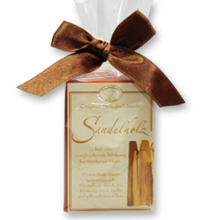 Sheep milk soap square 100g classic in cellophane, Sandalwood 