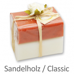 Schafmilchseife eckig 100g 2er verpackt, Classic/Sandelholz 