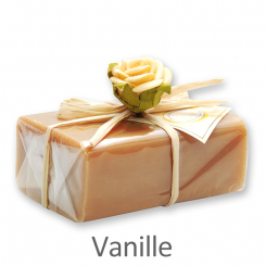 Schafmilchseife eckig 100g 1er verpackt, Vanille 