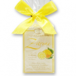 Sheep milk soap square 100g classic in cellophane, Lemon 