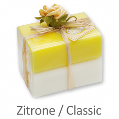 Schafmilchseife eckig 100g 2er verpackt, Classic/Zitrone 