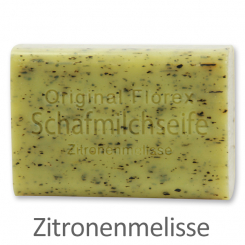 Schafmilchseife eckig 100g, Zitronenmelisse 