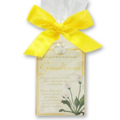 Sheep milk soap square 100g classic in cellophane, Daisy 