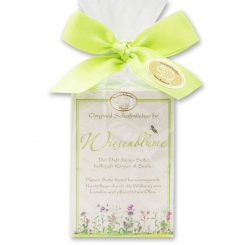 Sheep milk soap square 100g classic in cellophane, Meadow flower 