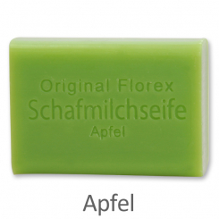 Schafmilchseife eckig 100g, Apfel 