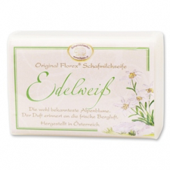 Schafmilchseife eckig 100g klassisch, Edelweiß 