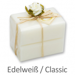 Schafmilchseife eckig 100g 2er verpackt, Classic/Edelweiß 