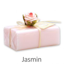 Schafmilchseife eckig 100g 1er verpackt, Jasmin 