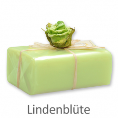 Schafmilchseife eckig 100g 1er verpackt, Lindenblüte 