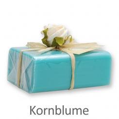 Schafmilchseife eckig 100g 1er verpackt, Kornblume 