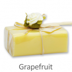 Sheep milk soap square 100g 1 piece packed, Grapefruit 