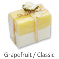 Sheep milk soap square 100g 2 pieces packed, Classic/Grapefruit 