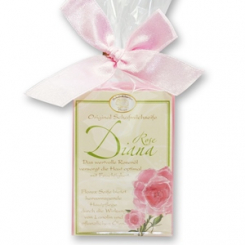 Sheep milk soap square 100g classic in cellophane, Rose Diana 