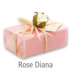 Schafmilchseife eckig 100g 1er verpackt, Rose Diana 