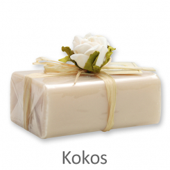 Schafmilchseife eckig 100g 1er verpackt, Kokos 