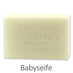 Palmölfreie Schafmilchseife eckig 100g, Babyseife 