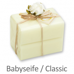 Palmölfreie Schafmilchseife eckig 100g 2er verpackt, Classic/Babyseife 