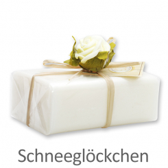 Schafmilchseife eckig 100g 1er verpack, Schneeglöckchen 