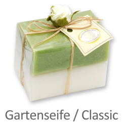 Schafmilchseife eckig 100g 2er verpackt, Classic/Gartenseife 