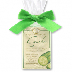 Sheep milk soap square 100g classic in cellophane, Cucumber 