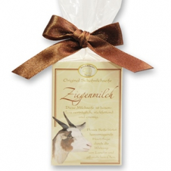 Milk soap square 100g classic in cellophane, goat milk 