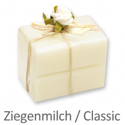 Milchseife eckig 100g 2er verpackt, Classic/Ziegenmilch 